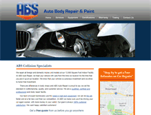 Tablet Screenshot of absautorepair.com